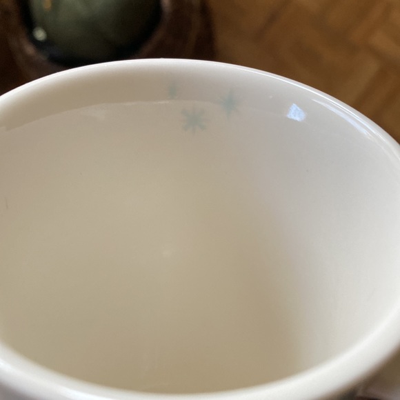 Starbucks Holiday 2011 small bone china dog sledding and people skating mug cup - Picture 10 of 13